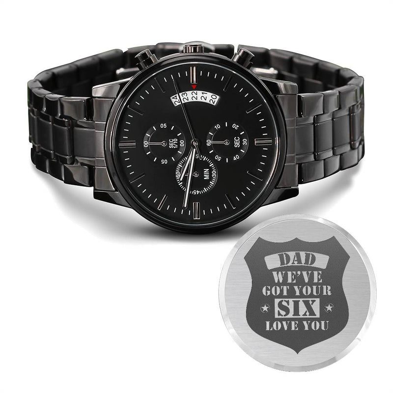 engraved-watch-weve-got-your-six-charcoal-black-mens-watch-shop-231564-7471