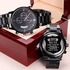 engraved-watch-weve-got-your-six-charcoal-black-mens-watch-shop-231564-7471